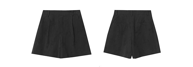 Casual Loose Jacquard Cotton Shorts