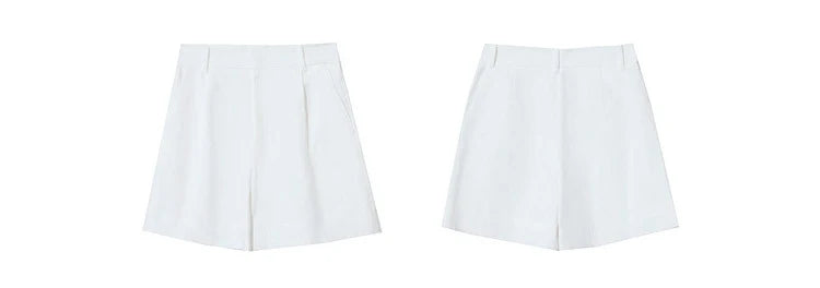 Casual Loose Jacquard Cotton Shorts