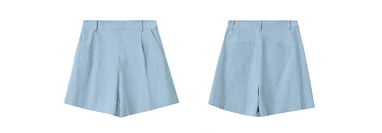 Casual Loose Jacquard Cotton Shorts